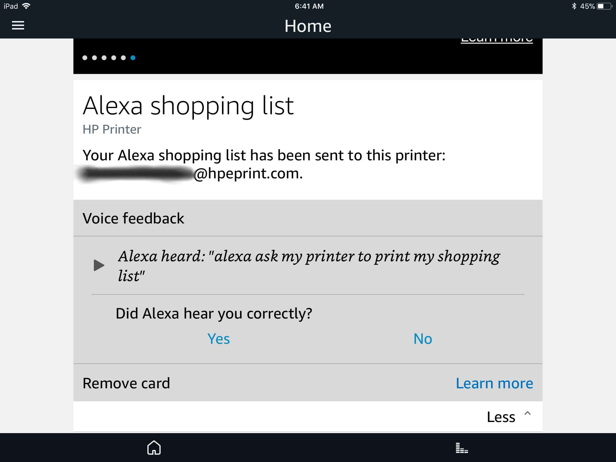 6 Come chiedere ad Alexa di stampare sulla tua stampante HP