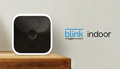 Blink Interno |  Telecamera di sicurezza HD wireless con durata della batteria di 2 anni, rilevamento del movimento, audio bidirezionale |  1 fotocamera