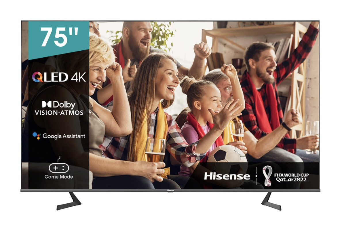 TV LED 190,5 cm (75") Hisense 75A7GQ UHD 4K, Quantum Dot, HDR Dolby Vision / HDR 10/ HDR 10 +, Smart TV