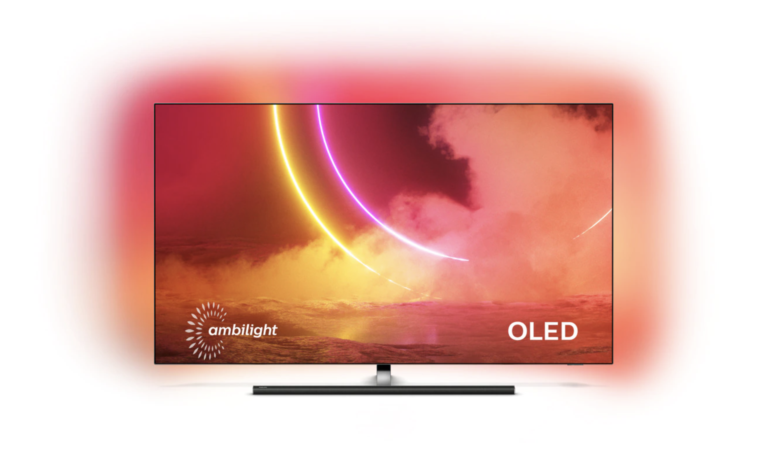 TV OLED 139 cm (55") Philips 55OLED865/12 UHD 4K con intelligenza artificiale, Ambilight 3, Android TV