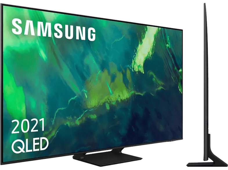 TV QLED 55" - Samsung 55Q70AAXXC, UHD 4K, Quantum 4K, Smart TV, HDR10+, calibrazione TV inclusa, nero