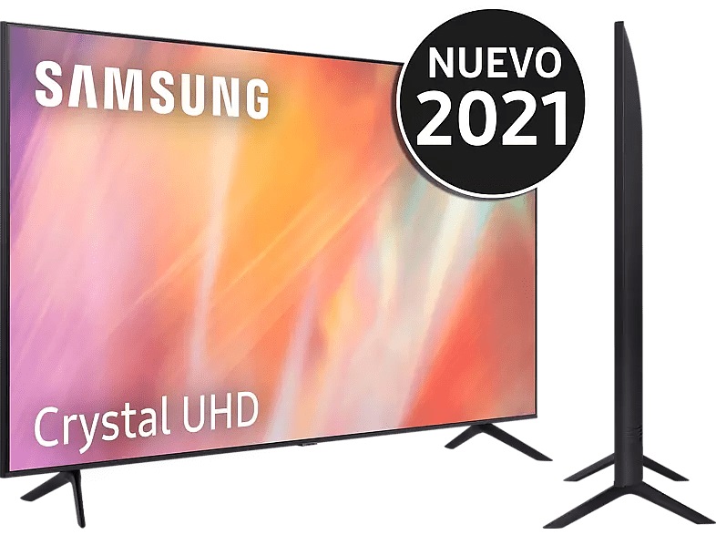 TV LED da 50" - Samsung UE50AU7175UXXC, UHD 4K, Crystal UHD, Smart TV, HDR10+, Tizen, Dolby Digital Plus, Titan Grey