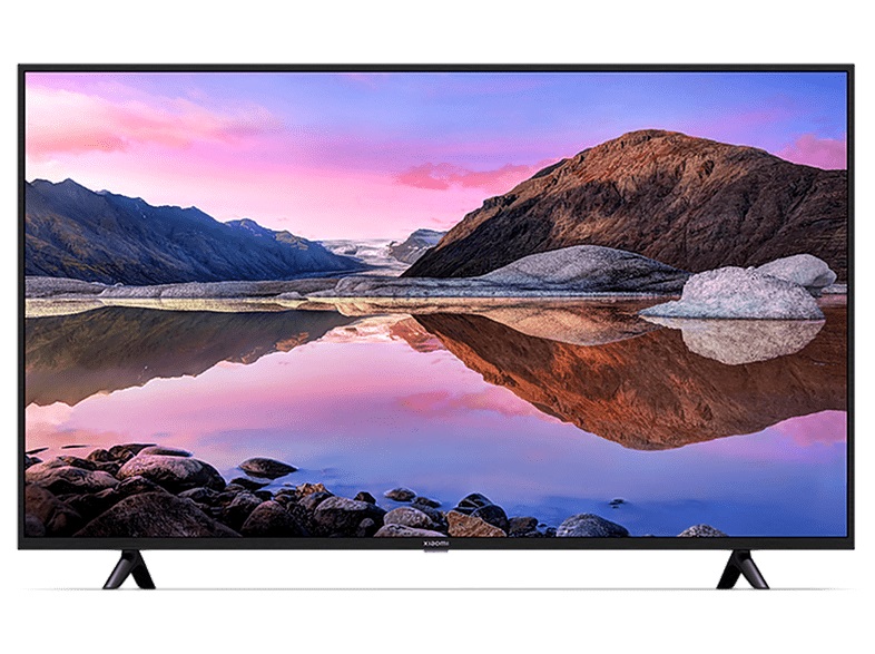 TV LED 55" - Xiaomi TV P1E, UHD 4K, Quad A55 1,5 GHz, Smart TV, 20 W, Dolby Audio™, DTS-HD®, Nero