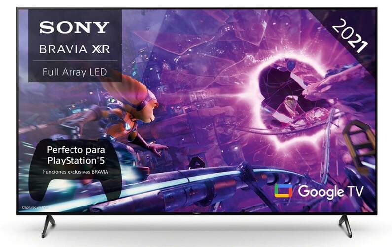 TV 75" Sony XR-75X90J Bravia - UHD 4K, Android TV, Full Array, Dolby Vision/Atmos, Triluminos Pro