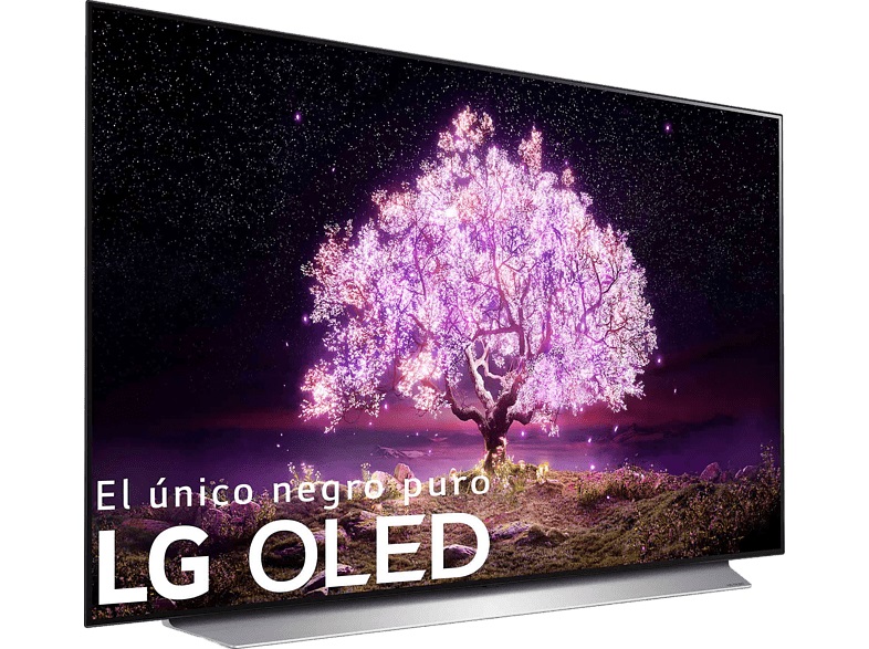 TV OLED da 55" - LG OLED55C15LA.AEU, UHD 4K, α9 Gen4, webOS 6.0, Smart TV, Assistenti vocali, Dolby Atmos, Bianco