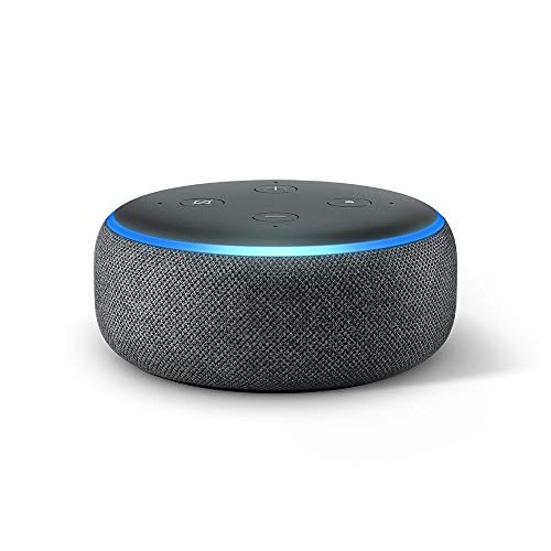 Echo Dot (3a generazione) - Altoparlante intelligente con Alexa, tessuto antracite