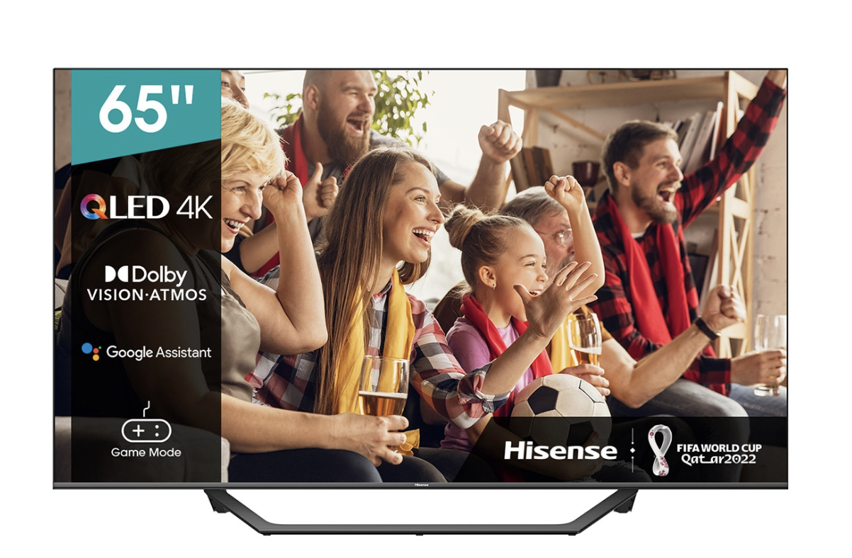 TV QLED 139,7 cm (55") Hisense 55A7GQ UHD 4K, Quantum Dot, HDR Dolby Vision / HDR 10/ HDR 10 +, Smart TV