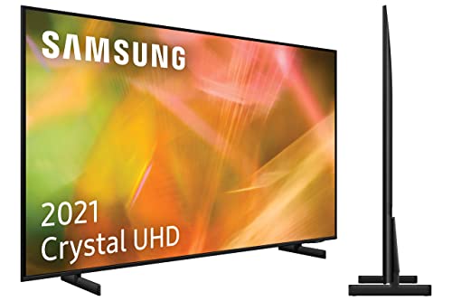 Samsung 4K UHD 2021 65AU8005- Smart TV 65" con risoluzione Crystal UHD, processore Crystal UHD, HDR10+, Motion Xcelerator, Contrast Enhancer e Alexa integrato