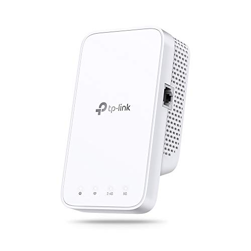 TP-Link RE330 - Ripetitore WiFi, AC1200 mesh, Dual band 5 GHz a 867 Mbps, 2,4 GHz a 300 Mbps, Porta Ethernet, Supporta fino a 32 dispositivi