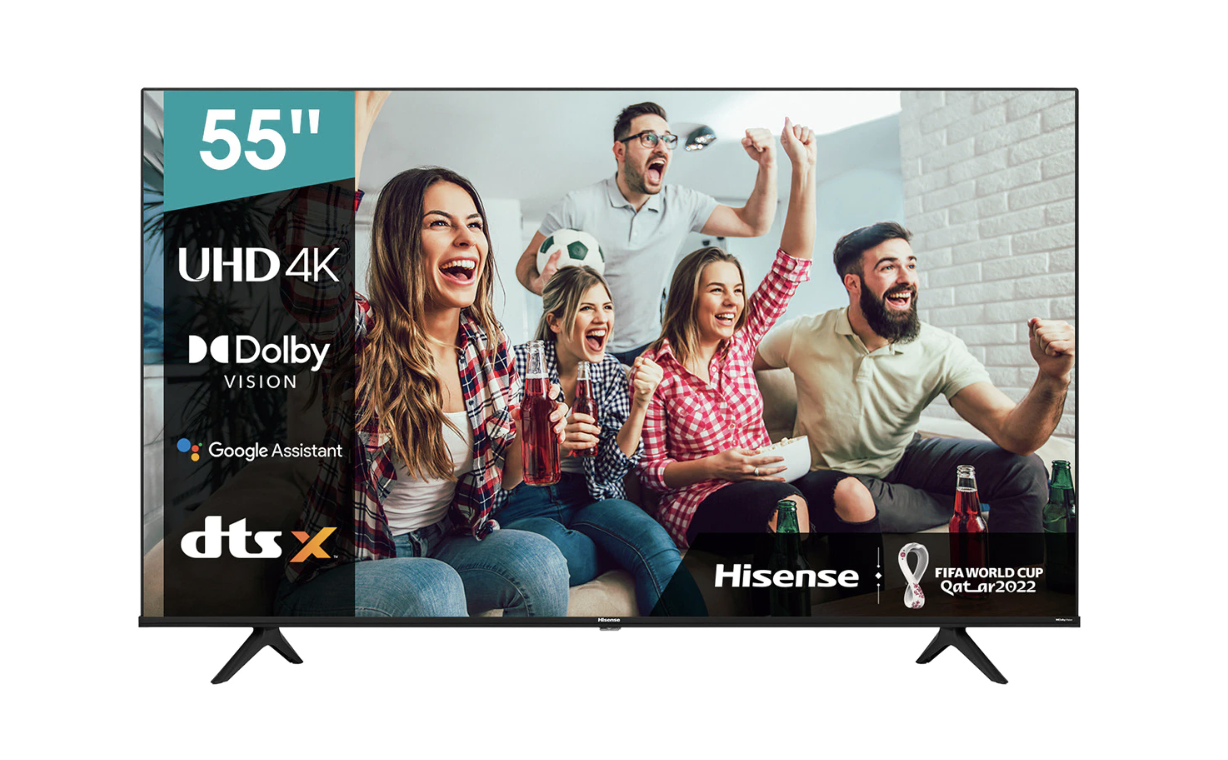 TV LED 139,7 cm (55") Hisense 55A6G UHD 4K, Dolby Vision, HDR 10+, HDMI 2.1 (Ricondizionato quasi nuovo di zecca)