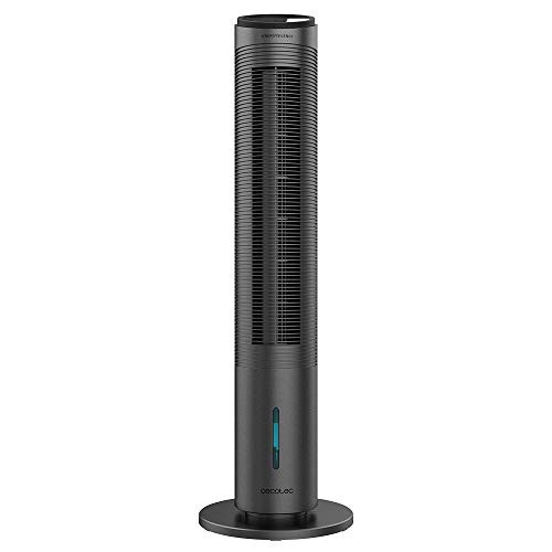 Cecotec Torre EnergySilence 2000 Cool Tower Smart - Climatizzatore Evaporativo, Potenza 60 W, Serbatoio Removibile 2 L, 3 Velocità, 3 Modalità Oscillazione, Timer, Touch Control