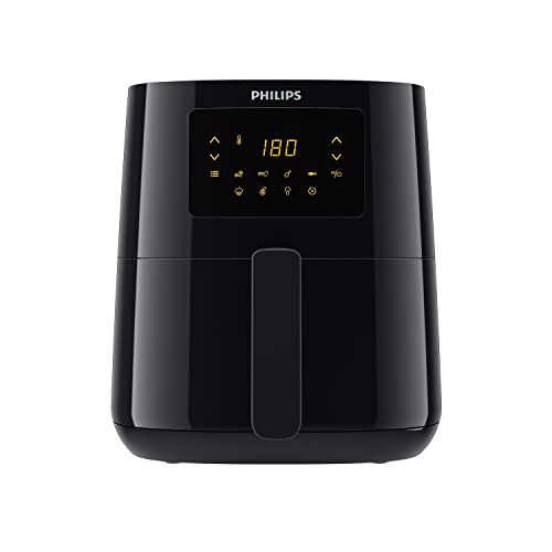 Philips HD9252/90 Airfryer - Friggitrice ad aria calda originale 1400 W per 2-3 persone, 800 g / 4,1 l, display digitale, nero