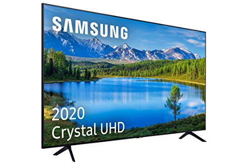 Samsung Crystal UHD 2020 55TU7095 - Smart TV 55", 4K, HDR 10+, processore 4K, PurColor, Smart Sound, una funzione di telecomando e assistenti vocali compatibili, compatibile con Alexa