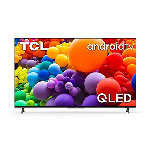 TCL QLED 43C725 - TV da 43 pollici, Smart TV con Android TV, 4K HDR Pro, HDR Multi-Format, Game Master, Dolby Atmos Sound, Motion Clarity, Assistente Google integrato, compatibile con Alexa