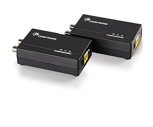 Comtrend G.hn Powerline 1200Mbps Ethernet over Coax Kit I Streaming e giochi avanzati I Confezione da 2 (GCA-6000KIT)