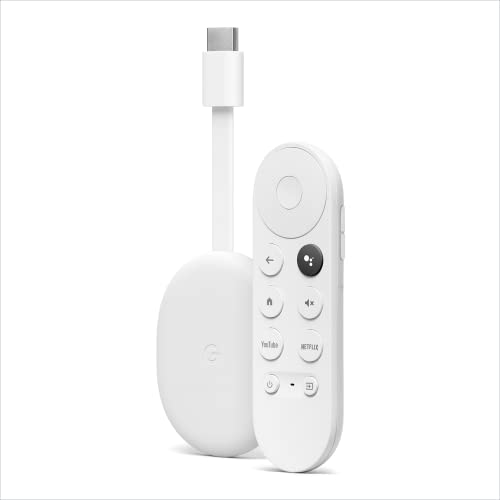 Chromecast con Google TV - Streaming di intrattenimento, sulla TV e con ricerca vocale - Goditi film, serie e Netflix in 4K con HDR - Facile da installare