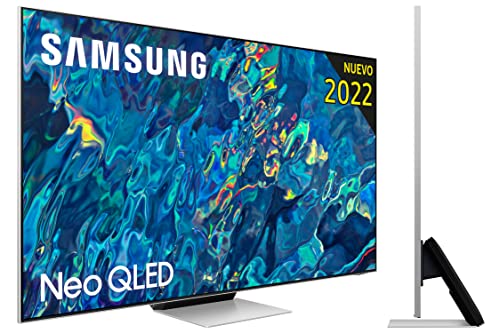 Samsung TV Neo QLED4K 2022 55QN95B-55" Smart TV con risoluzione 4K, tecnologia Quantum Matrix, processore neurale 4K con intelligenza artificiale, Quantum HDR 2000, Dolby Atmos 70W e Alexa integrato.