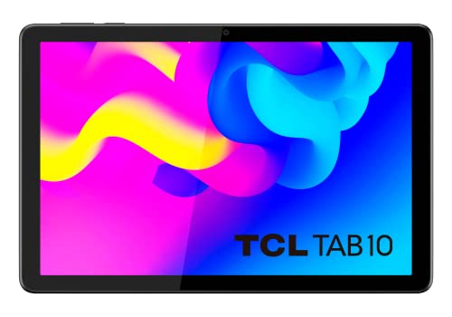 TCL 10 WIFI - Tablet HD da 10,1", Octa-Core, 4 GB di RAM, 64 GB di memoria espandibile a 256 GB tramite MicroSD, batteria da 5500 mAh, Android 11, grigio