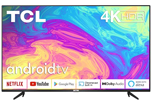 TCL 50BP615 - Smart TV da 50" con 4K HDR, Ultra HD, Android 9.0, Dolby Audio, WiFi, Design sottile e Micro Dimming Pro, Smart HDR, HDR 10, Compatibile con Google Assistant e Alexa
