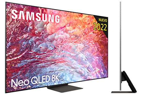 Samsung TV Neo QLED8K 2022 65QN700B-65" SmartTV con risoluzione 8K, tecnologia Quantum Matrix Pro, processore neurale 8K Lite con intelligenza artificiale, Quantum HDR2000, Dolby Atmos 60W e Alexa integrato