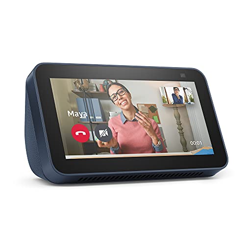Echo Show 5 (2a generazione, modello 2021) |  Display intelligente con Alexa e fotocamera da 2 MP |  Blu