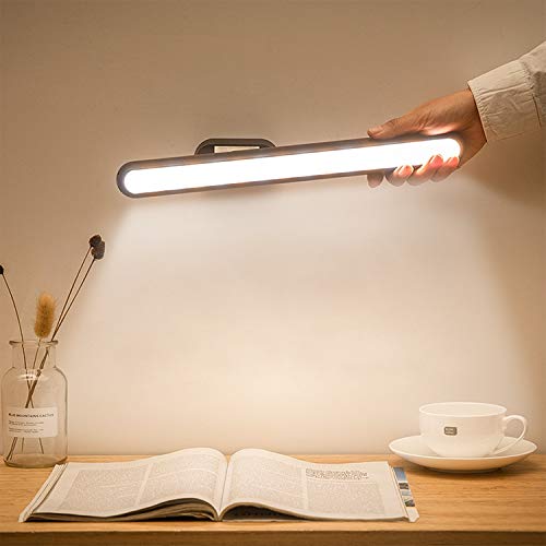 Semlos Barra luminosa a LED, lampade da lettura ricaricabili USB alimentate a batteria, lampada tattile a regolazione continua per lo studio della camera da letto sul comodino