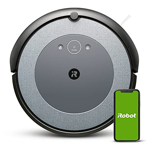 iRobot Roomba® i5152 Robot aspirapolvere con mappatura intelligente - Pulizia della stanza - Due spazzole in gomma multisuperficie - Ideale per animali domestici - Suggerimenti personalizzati