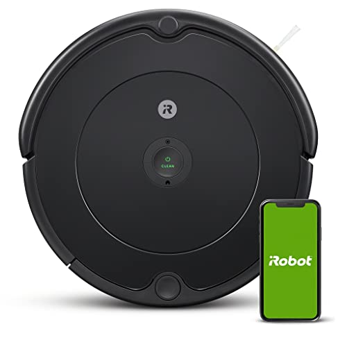 Irobot Roomba 692 Robot Aspirapolvere con Connessione Wi-Fi - Sistema di Pulizia in Tre Fasi - Suggerimenti Personalizzati - Compatibile con il Tuo Assistente Vocale, Capacità 0,6 L, Colore Nero