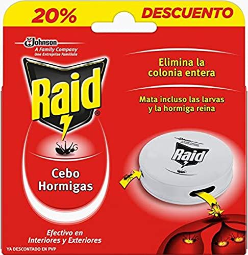 Raid ® Baits - Trappola per formiche, Uccide un'intera colonia di formiche, Efficace all'interno e all'esterno, 1 pezzo (confezione da 1)